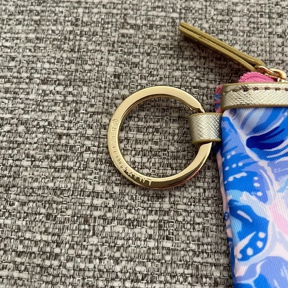 • Lilly Pulitzer • NWT • ID Case with Zipper & Key Ring - Picture 5 of 11